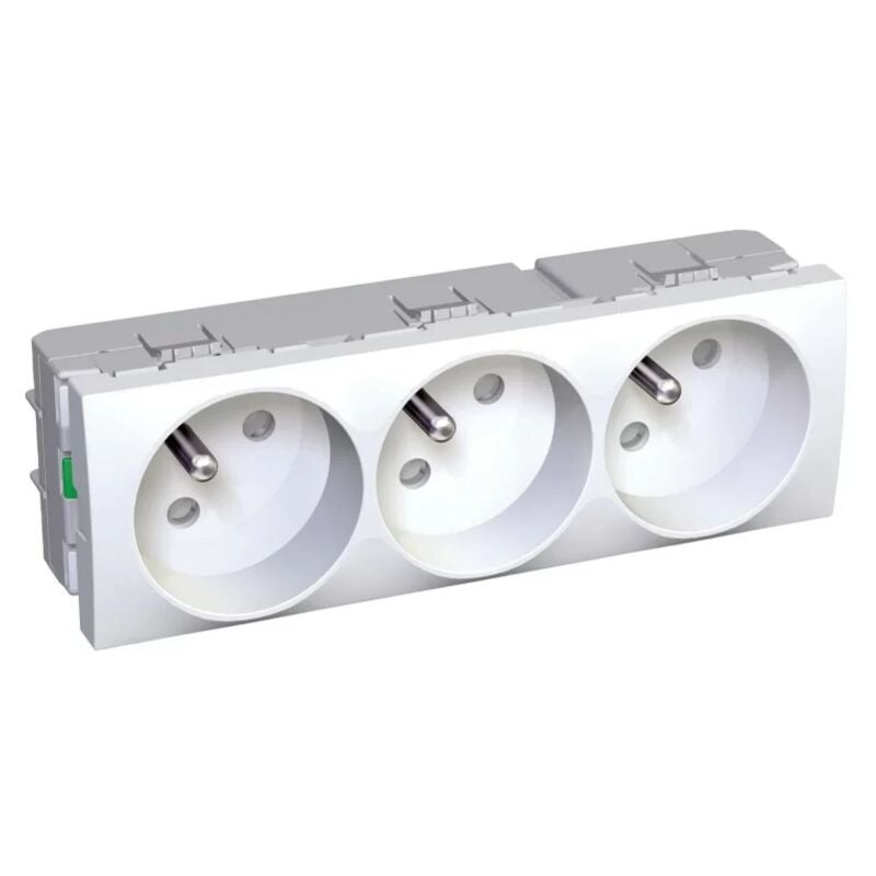 foto del prodotto schneider alb45232 presa tripla altira 2p bianco 45 nf