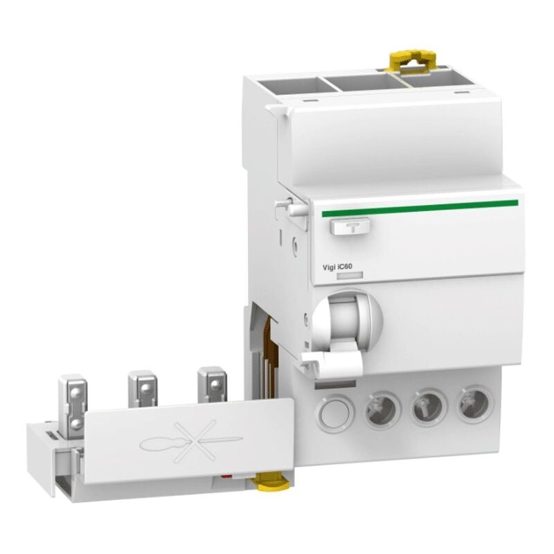 foto del prodotto schneider - blocco differenziale 3p 25a 30ma ac 3 moduli a9q41325