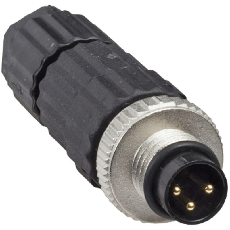 foto del prodotto schneider connettore con morsetti m8 maschio dritto 3pin xzcc8mdm30v