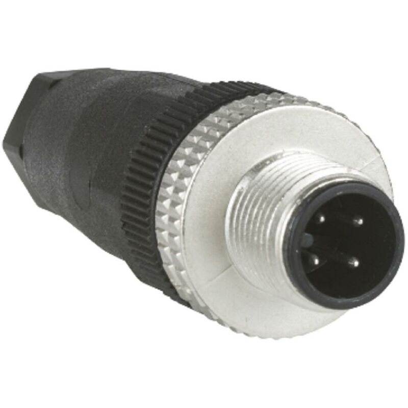 foto del prodotto schneider connettore con morsetti maschio m12 4p dritto xzcc12mdm40b