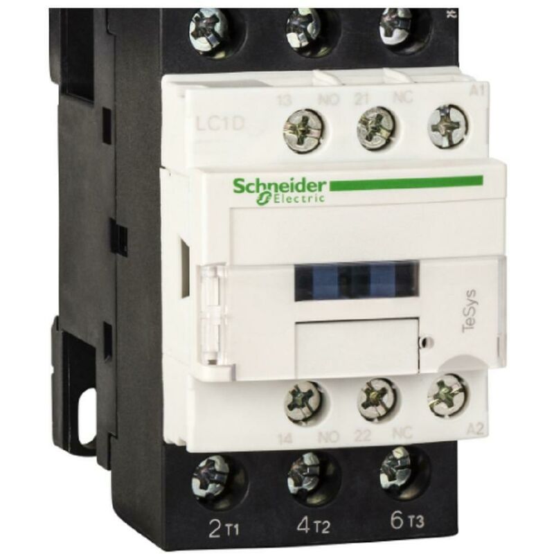 foto del prodotto schneider contattore 32a 110v per comando di motori e di carichi elettrici lc1d32f7
