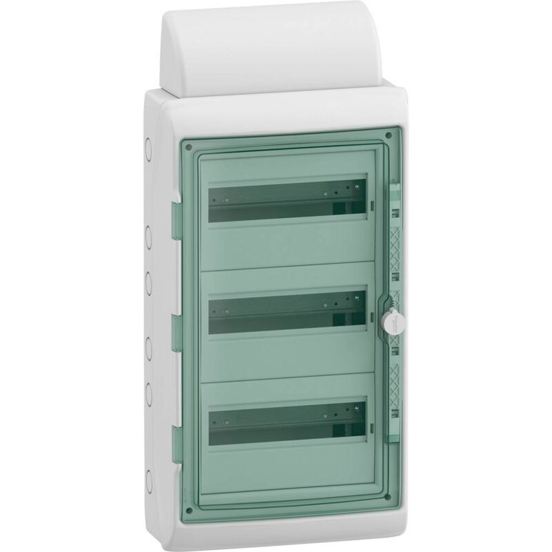 foto del prodotto schneider electric 13435de mureva distributore per ambienti umidi da parete numero divisori 36 numero di righe 3 co