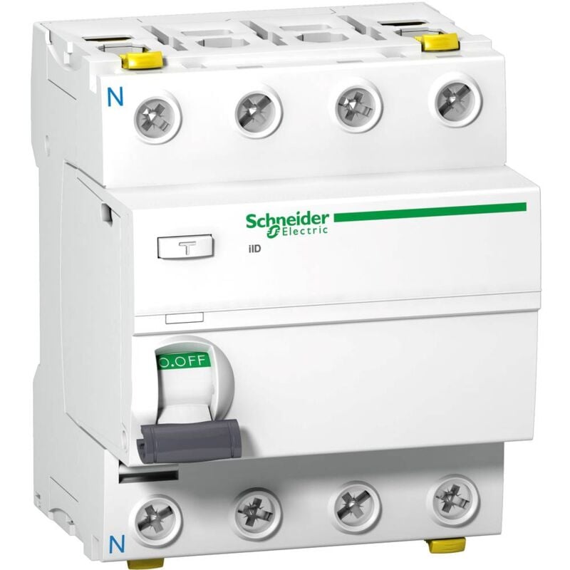 foto del prodotto schneider electric - a9z21425 a9z21425 interruttore differenziale a 25 a 0.03 a 415 v