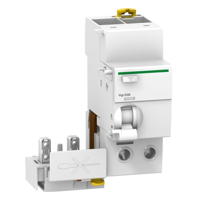 foto del prodotto schneider electric blocco differenziale schneider 2p 40a 30ma ac 2 moduli a9q41240