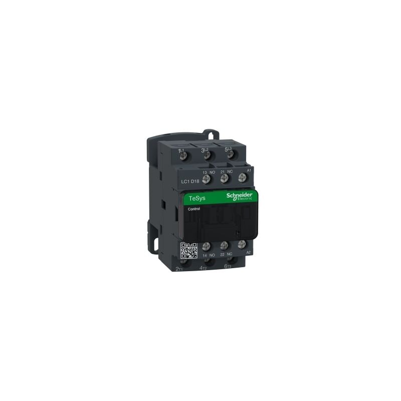 foto del prodotto schneider electric contattore per applicazioni motore tesys lc1d 3 poli ac3 440v 18 a 24 v ac