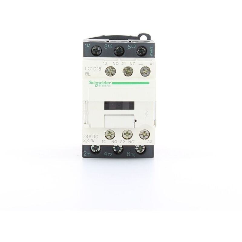foto del prodotto schneider electric - contattore tesys lc1d 3 poli ac3 440v 18a 24vcc schneider cod. lc1d18bl