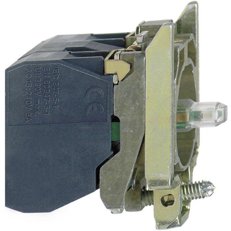 foto del prodotto schneider electric corpo per pulsante luminoso 22 led integrato bianco 1nosnrzb4bw0b11