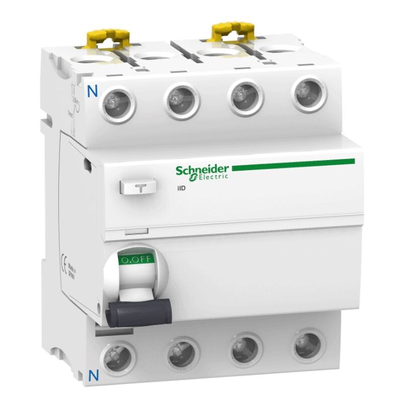 foto del prodotto schneider electric differenziale puro schneider 4p 40a 30ma ac 4 moduli a9r41440