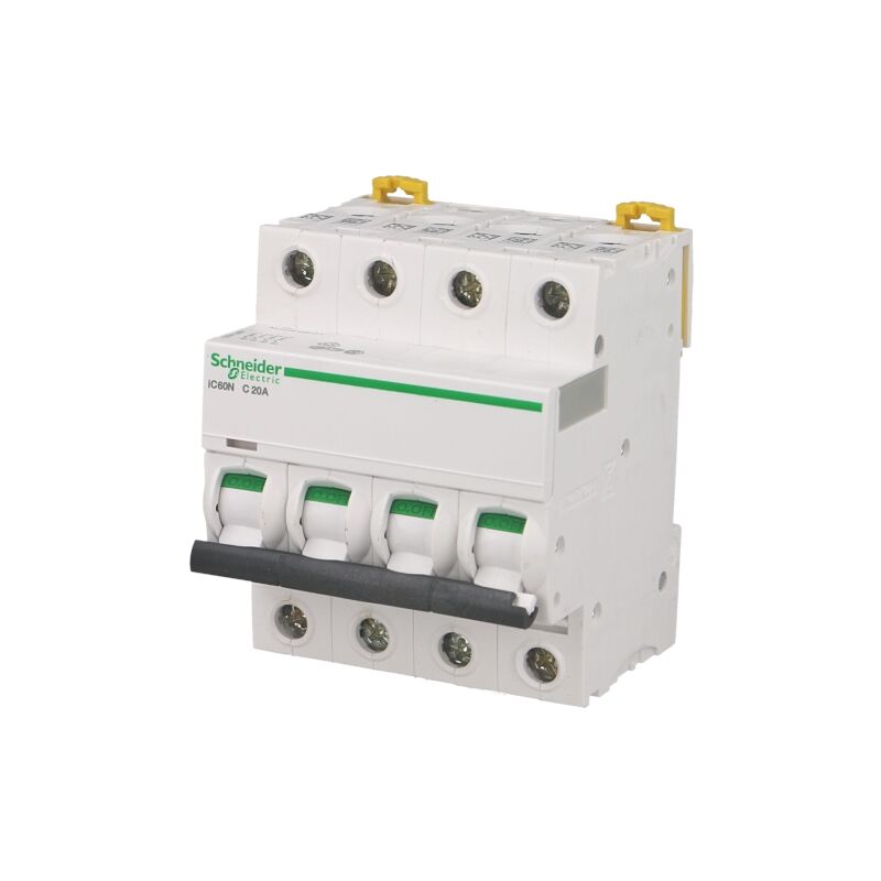 foto del prodotto schneider electric disjoncteur modulaire t trapolaire schneider acti9 ic60n 20a courbe c