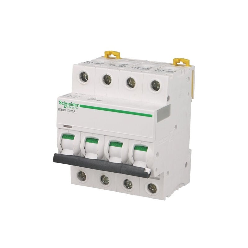foto del prodotto schneider electric disjoncteur modulaire t trapolaire schneider acti9 ic60n 20a courbe d