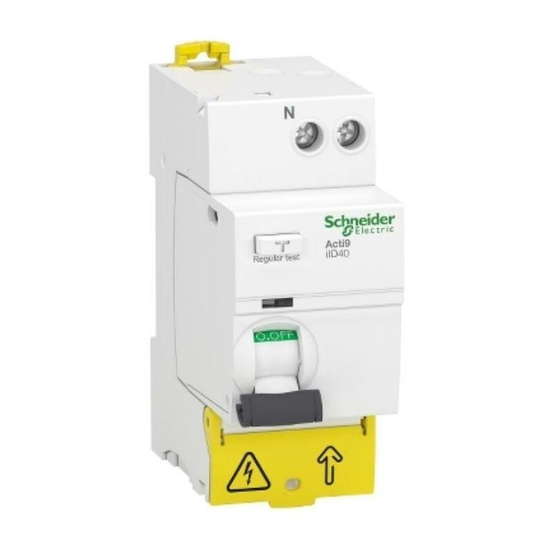 foto del prodotto schneider electric - interruttore differenziale acti9 ild40 2p 25a 30ma tipo a-si - a9r83625