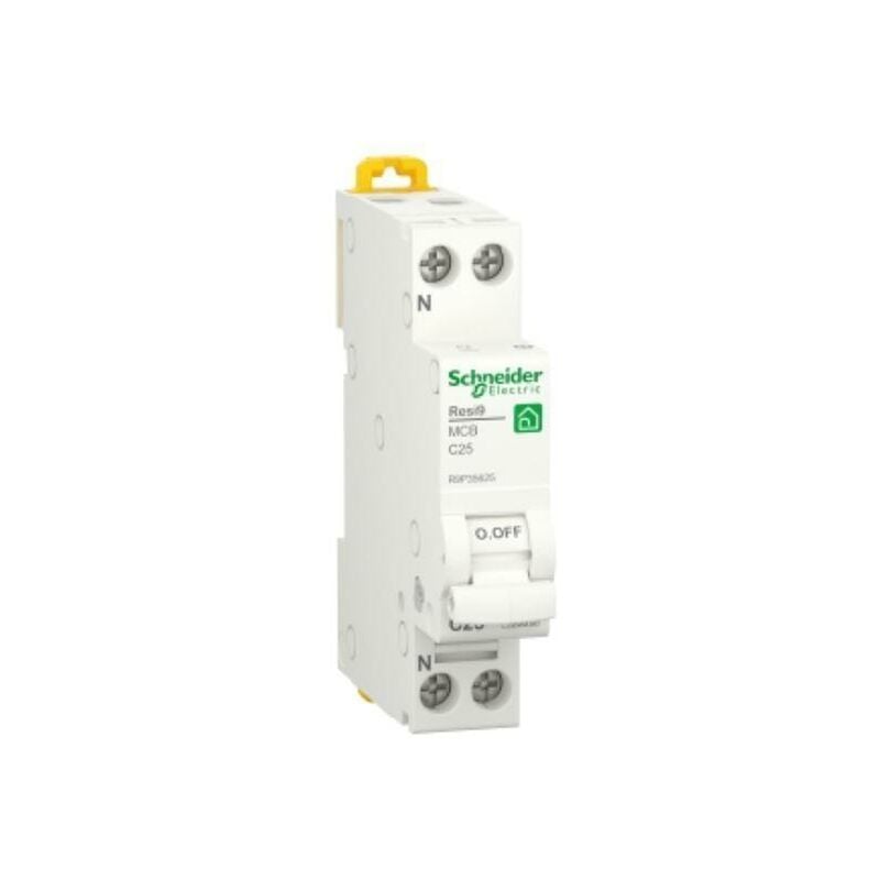 foto del prodotto schneider electric interruttore magnetotermico 1p n 25a 230v r9p35625