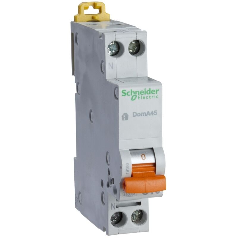 foto del prodotto schneider electric interruttore magnetotermico doma45 1p n c 6a 4500a
