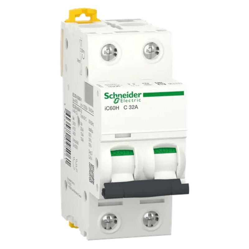 foto del prodotto schneider electric interruttore magnetotermico schneider 2p 32a 10ka c 2m ic60h a9f89232