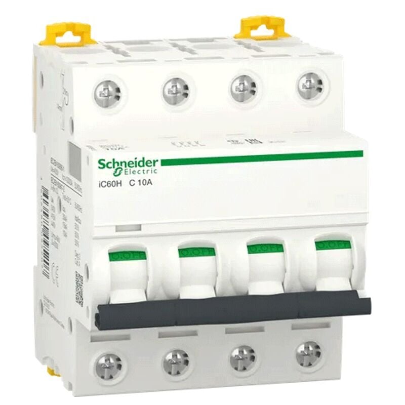 foto del prodotto schneider electric interruttore magnetotermico schneider 4p 10a 10ka c 4m ic60h a9f89410