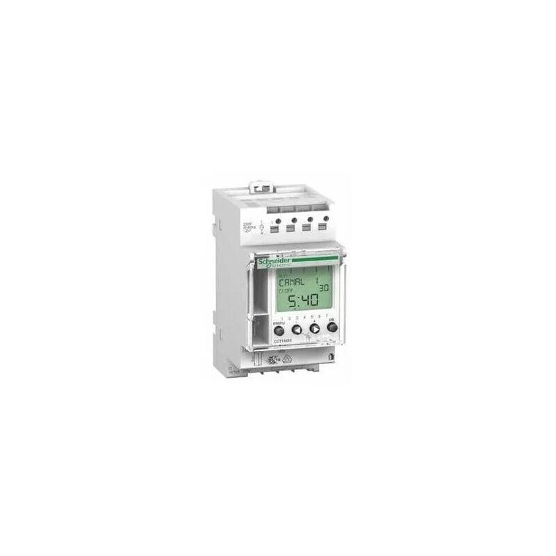 foto del prodotto schneider electric interruttore orario programmabile schneider cct16652 a 2 canali
