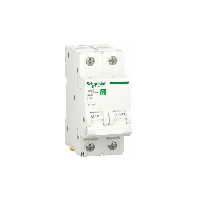 foto del prodotto schneider electric interruttore resi9 1p n 40a curva c 230v 6000a