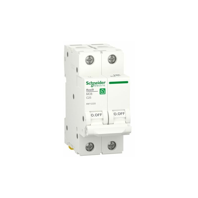 foto del prodotto schneider electric interruttore resi9 2p 25a curva c 230v 6000a