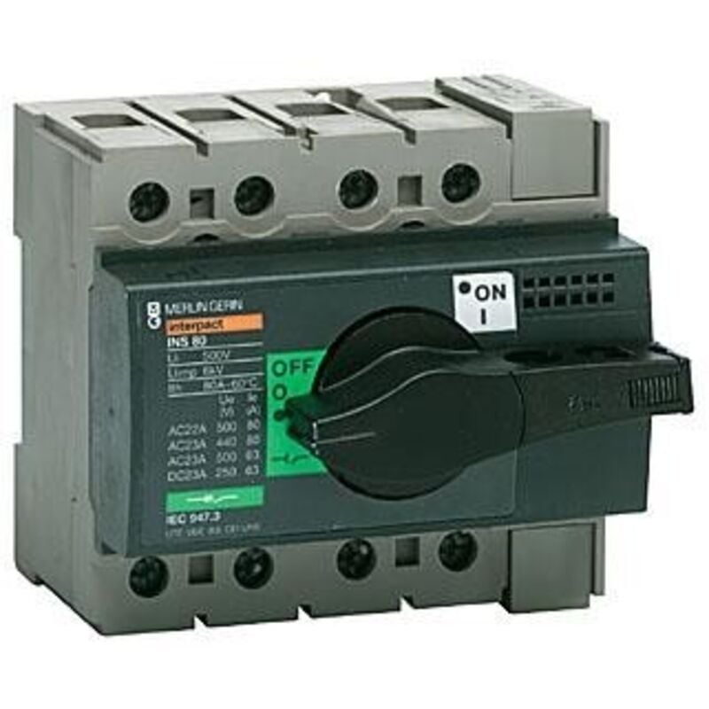 foto del prodotto schneider electric interruttore sezionatore compact ins63 63a 4 poli schneider cod. 28903 