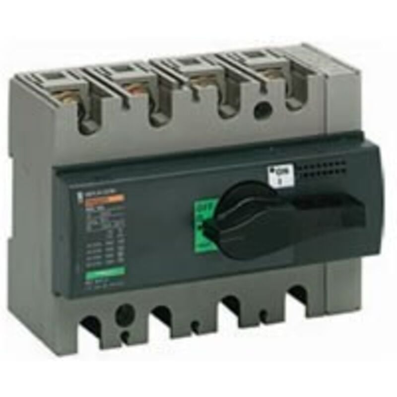 foto del prodotto schneider electric - interruttore sezionatore ins100 4p manopola nera schneider cod. 28909
