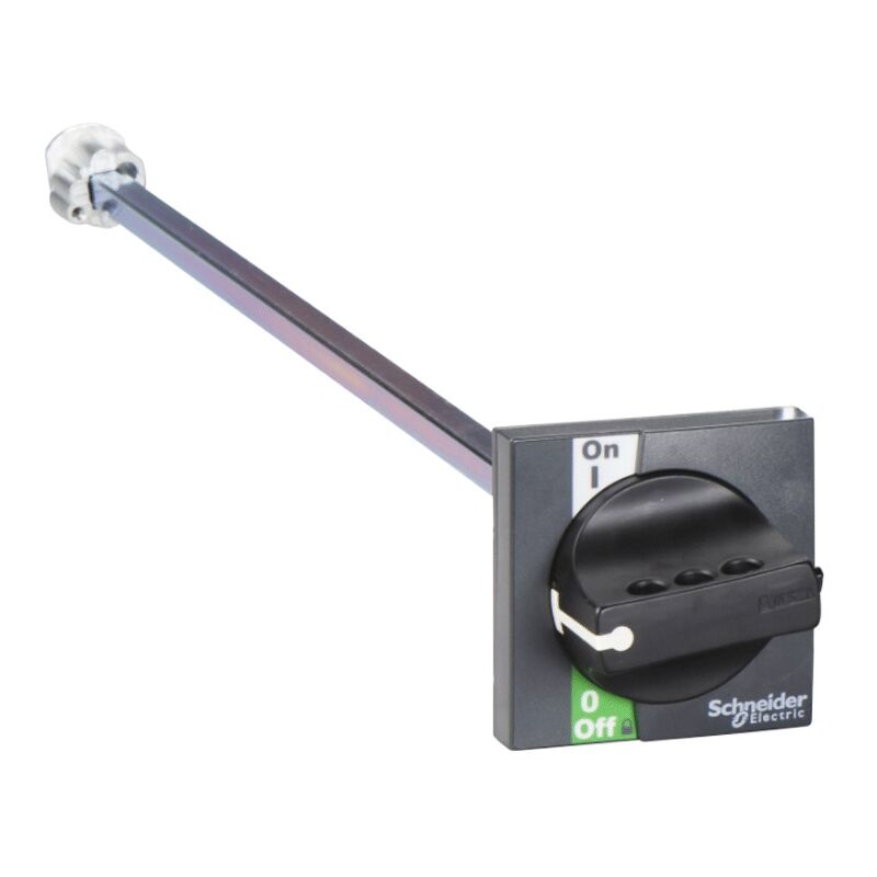 foto del prodotto schneider electric manovra rotativa schneider frontale nera serie compact ins lv428941