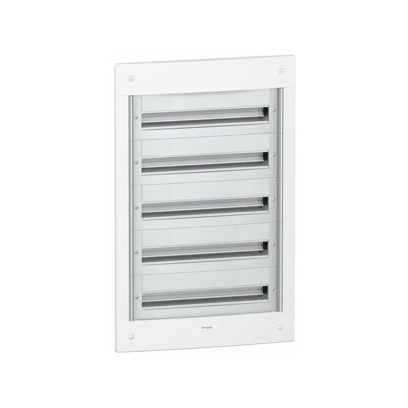 foto del prodotto schneider electric pragma24 cassetta metallica da incasso 5 file da 120 moduli senza anta