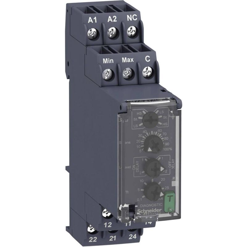 foto del prodotto schneider electric rel di monitoraggio 2 scambi 1 pz. rm22la32mr monitoraggio del livello liquidi conduttivi , pompag