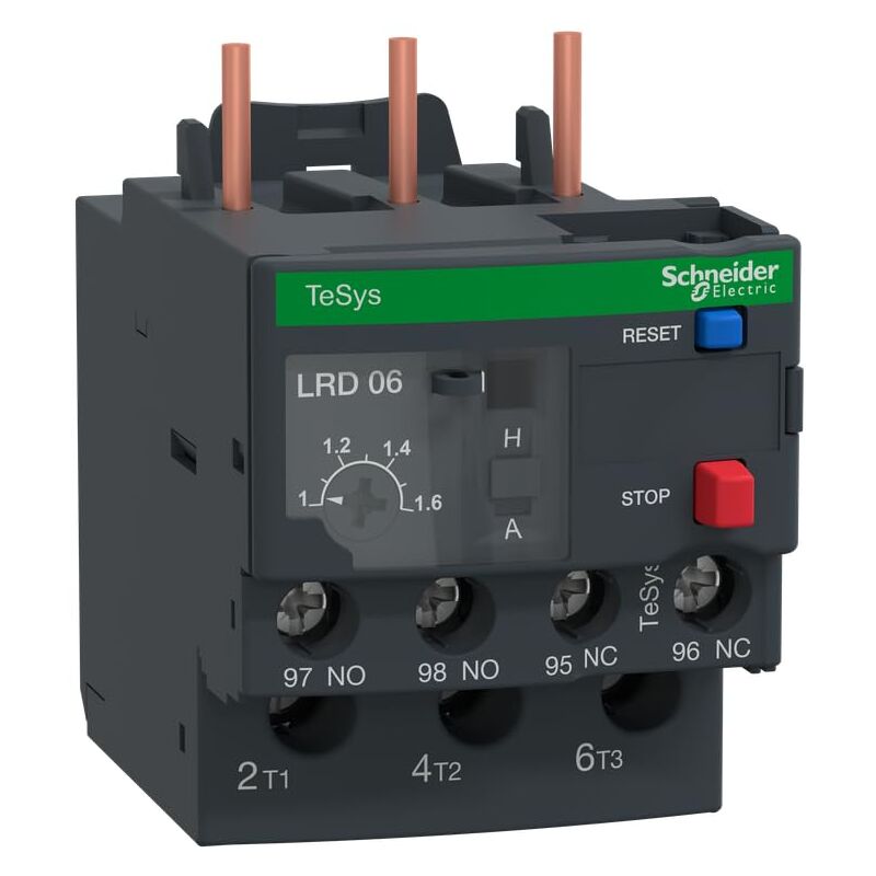 foto del prodotto schneider electric rel sovraccarico termico per motore tesys 1 1,6 a classe 10a schneider lrd06