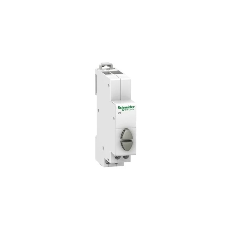 foto del prodotto schneider electric schneider a9e18035 acti9, ipb pulsante doppio 1 no grigio 1 no grigio 20a 230vac