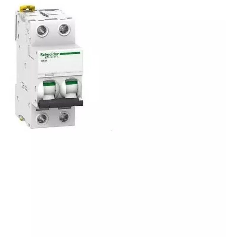 foto del prodotto schneider electric schneider a9f75210 interruttore automatico 2p 10a acti9 ic60n curva d