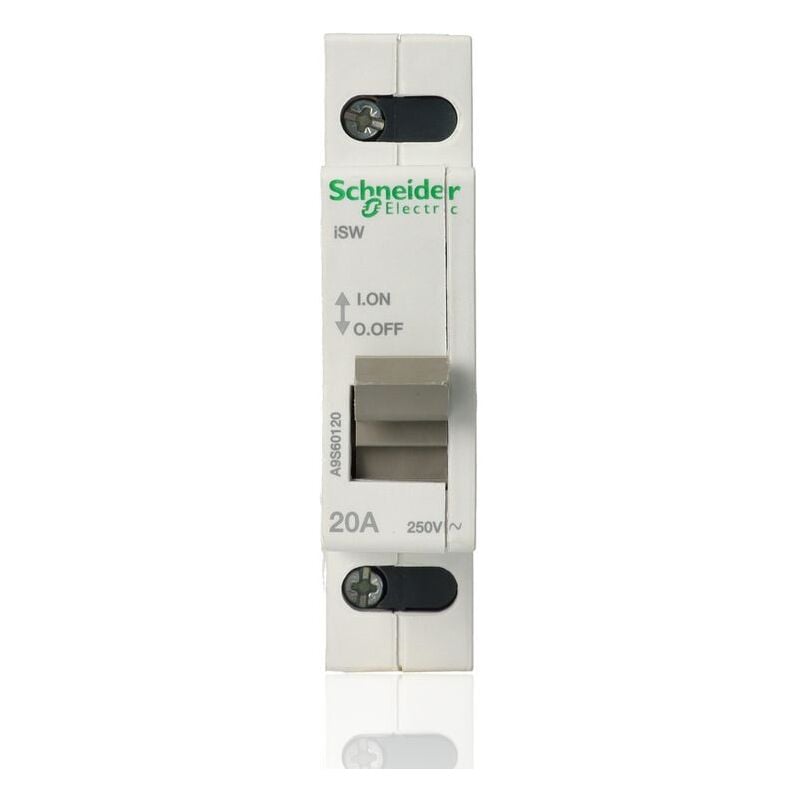 foto del prodotto schneider electric schneider a9s60120 interruttore sezionatore 1p 20a isw
