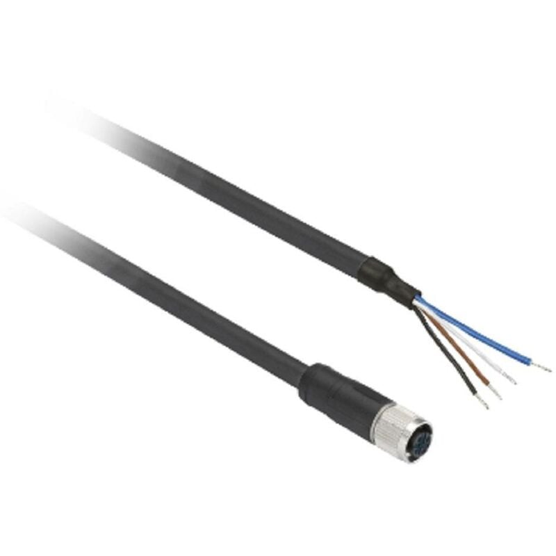 foto del prodotto schneider electric schneider connettore con cavo 5mt m8 dritto 4 poli xzcp0941l5