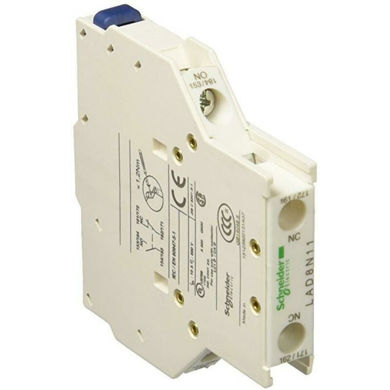 foto del prodotto schneider electric schneider contatti ausiliari laterali 1no 1nc lad8n11