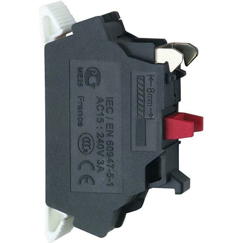 foto del prodotto schneider electric schneider elemento di contatto ausiliari no a molla zbe1015