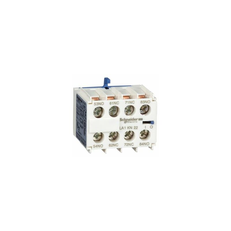 foto del prodotto schneider electric schneider la1kn22 blocco contatti ausiliari tesys 2 no 2 nc conn. faston