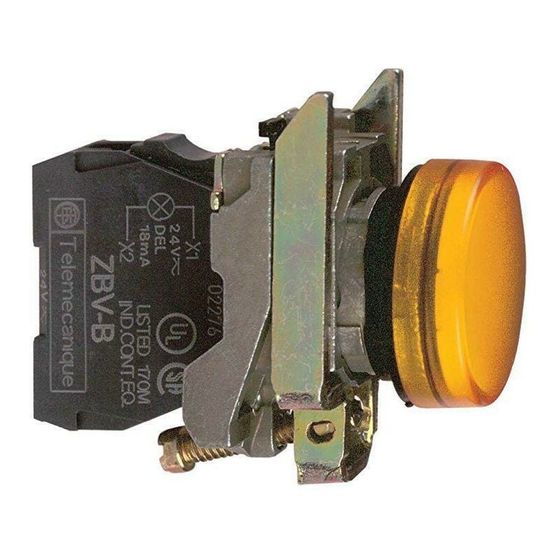 foto del prodotto schneider electric schneider lampada spia gialla 230v led integrato luce fissa