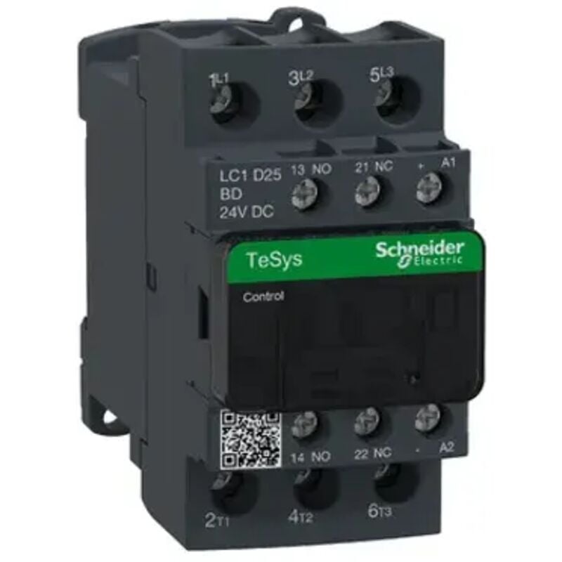 foto del prodotto schneider electric schneider lc1d25bd contattore tesys lc1d 3 poli ac3 440v 25 a 24 v cc