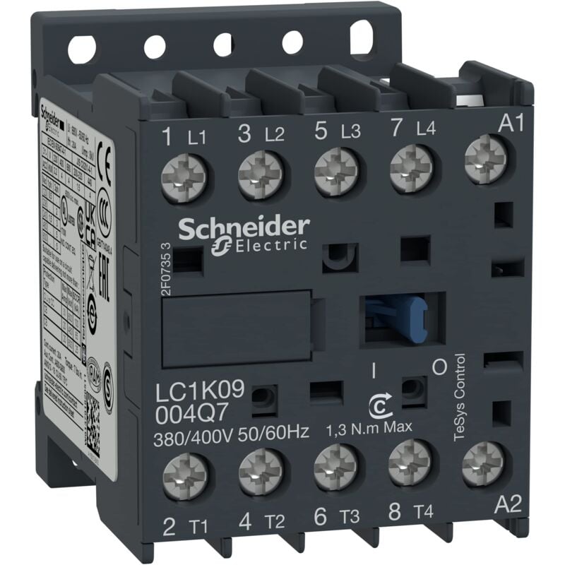 foto del prodotto schneider electric schneider lc1k09004p7 contatto k 4p vite 230v 50 60hz, bianco