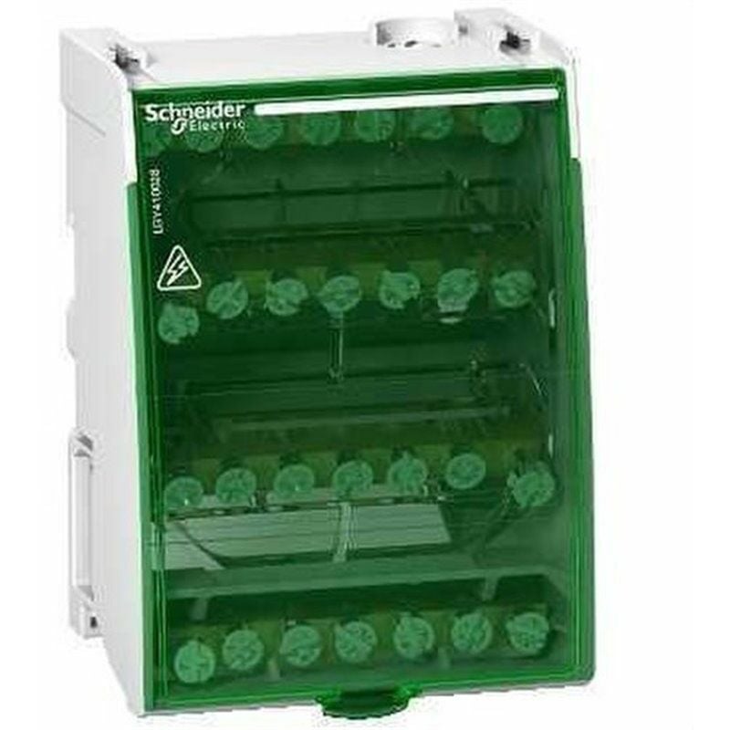 foto del prodotto schneider electric schneider lgy410028 distributore modulare 4p 100a con 28 connessioni