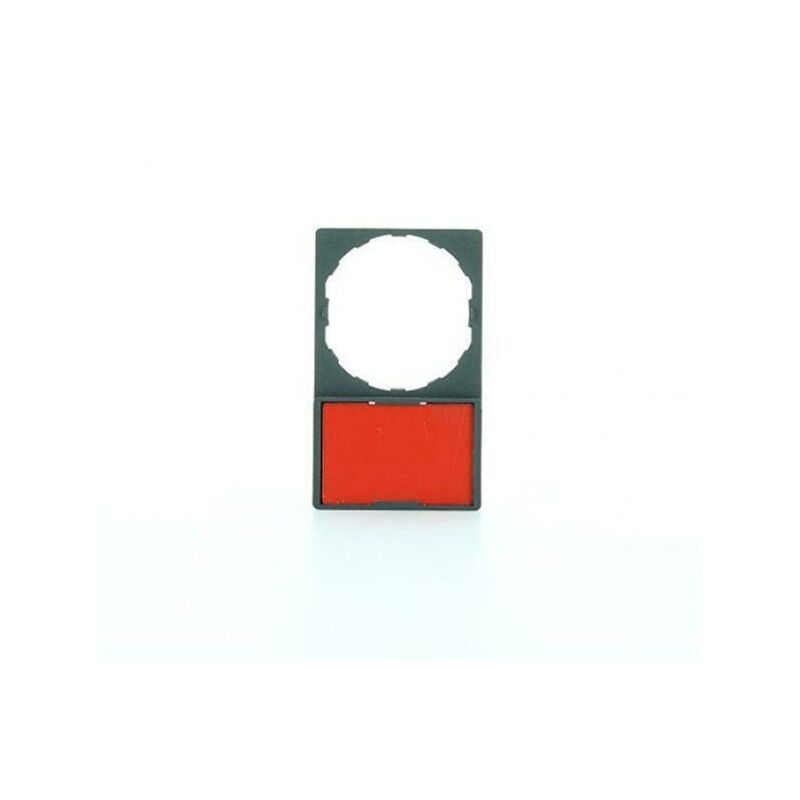 foto del prodotto schneider electric schneider portaetichetta etichetta standard con etichetta senza marcatura con fondo nero o rosso