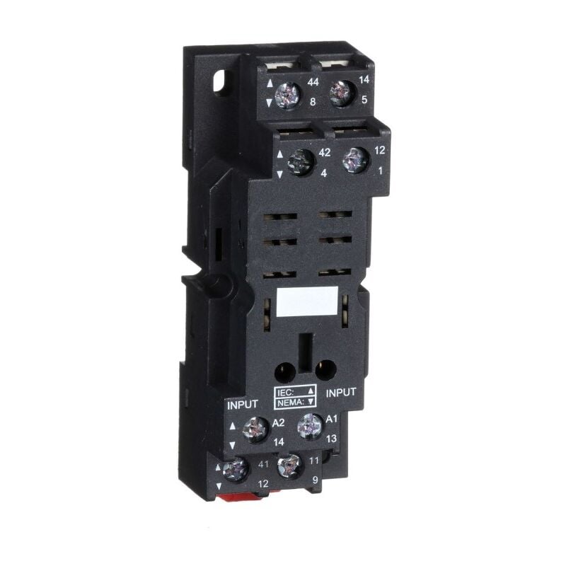 foto del prodotto schneider electric - schneider rpzf2 harmony relay rp - sottobase mista - per relè 2of - vite - connessione a morsetto
