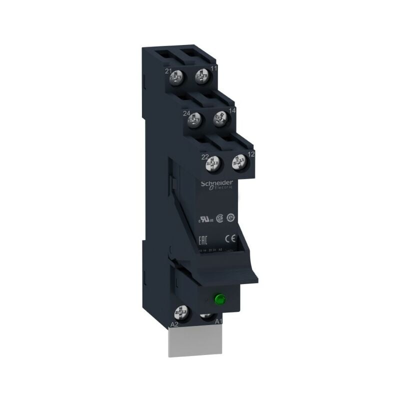 foto del prodotto schneider electric - schneider rsb2a080p7pv relè harmony relè di interfaccia rsb, 230v c.a., 2 rt, montaggio su guida din