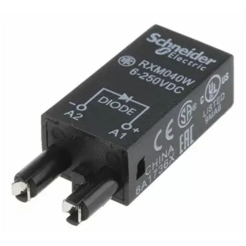 foto del prodotto schneider electric schneider rxm040w rel harmony modulo di protezione a diodi per rxm e rpm da 6v a 250vdc