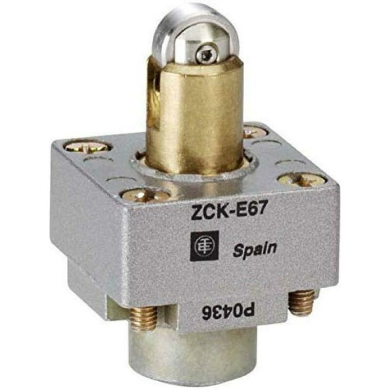 foto del prodotto schneider electric - schneider testa per finecorsa pulsante con rotella in acciaio rinforzato zcke67