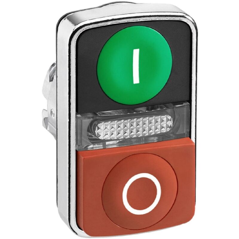 foto del prodotto schneider electric schneider testa pulsante a doppio tasto luminoso 0 1 zb4bw7l3741