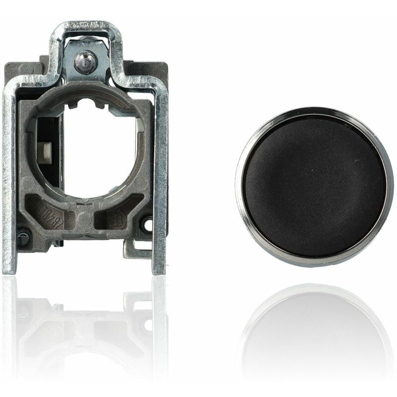 foto del prodotto schneider electric schneider xb4ba21 pulsante nero 22 filoghiera ad impulso 1no