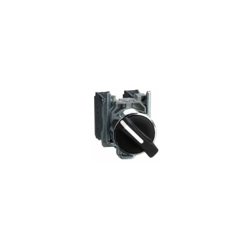 foto del prodotto schneider electric schneider xb4bd25 selettore 22 2 posizioni leva nero 1no 1nc
