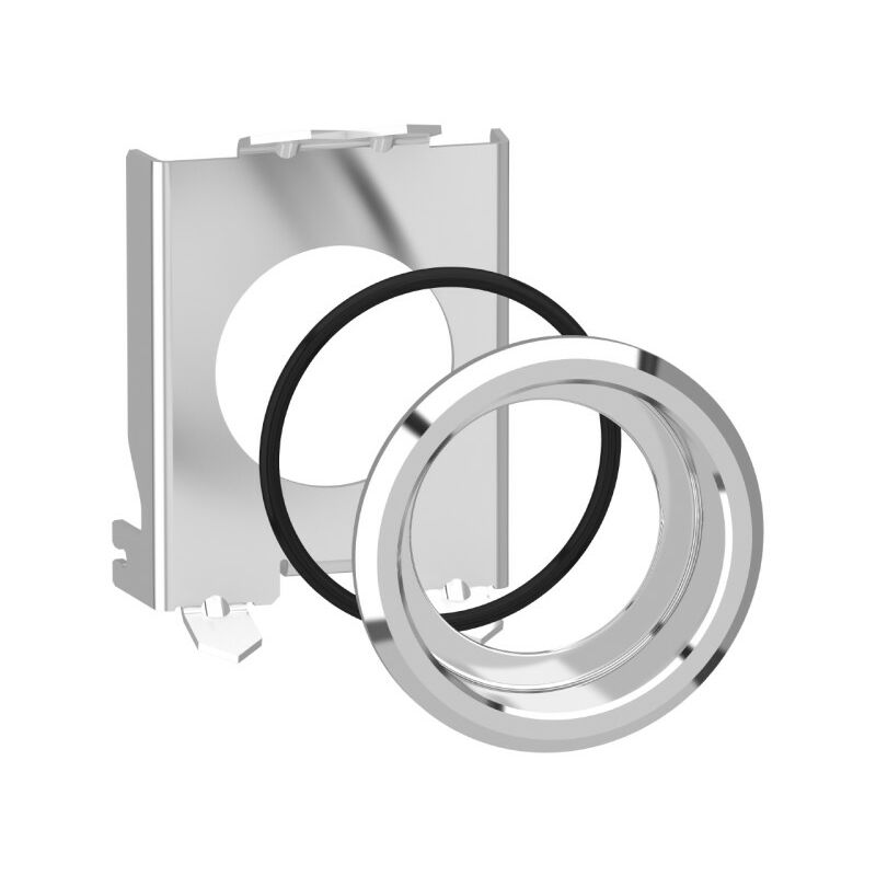 foto del prodotto schneider electric schneider zb4bz021 kit di montaggio a incasso 30 per pulsante e 22 indicatori luminosi, metallo