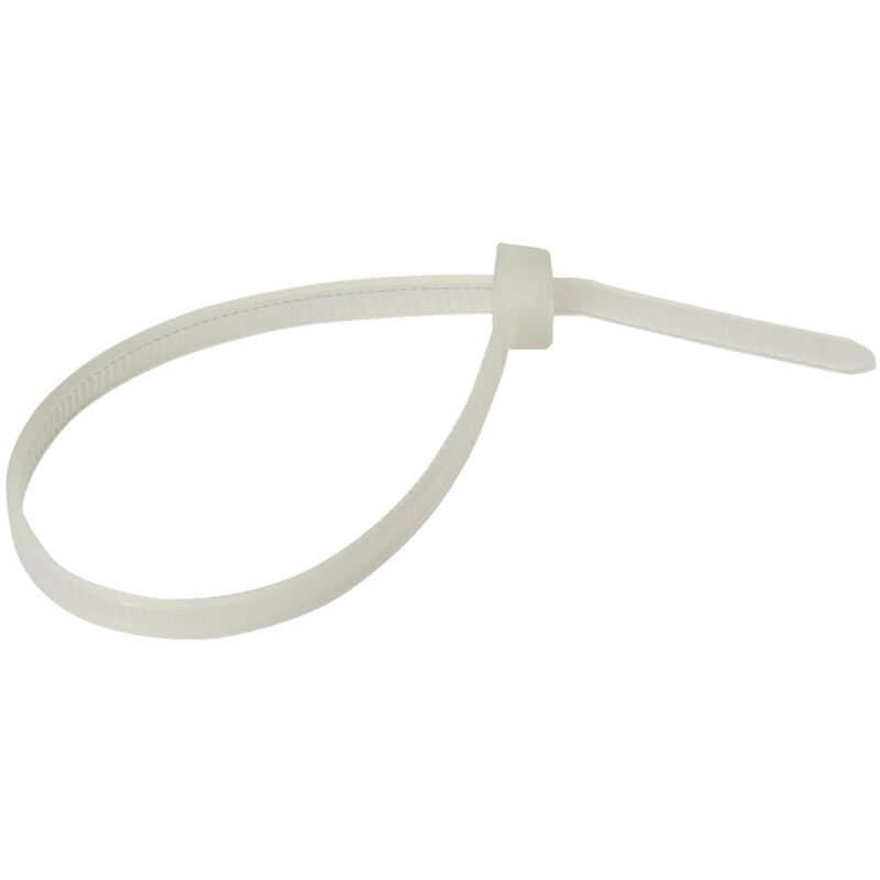 foto del prodotto schneider electric thorsman 100 fascette stringicavo in poliammide 370 x 4,8 mm, colore trasparente, diverse dimensioni, bordi arrotondati lisci,