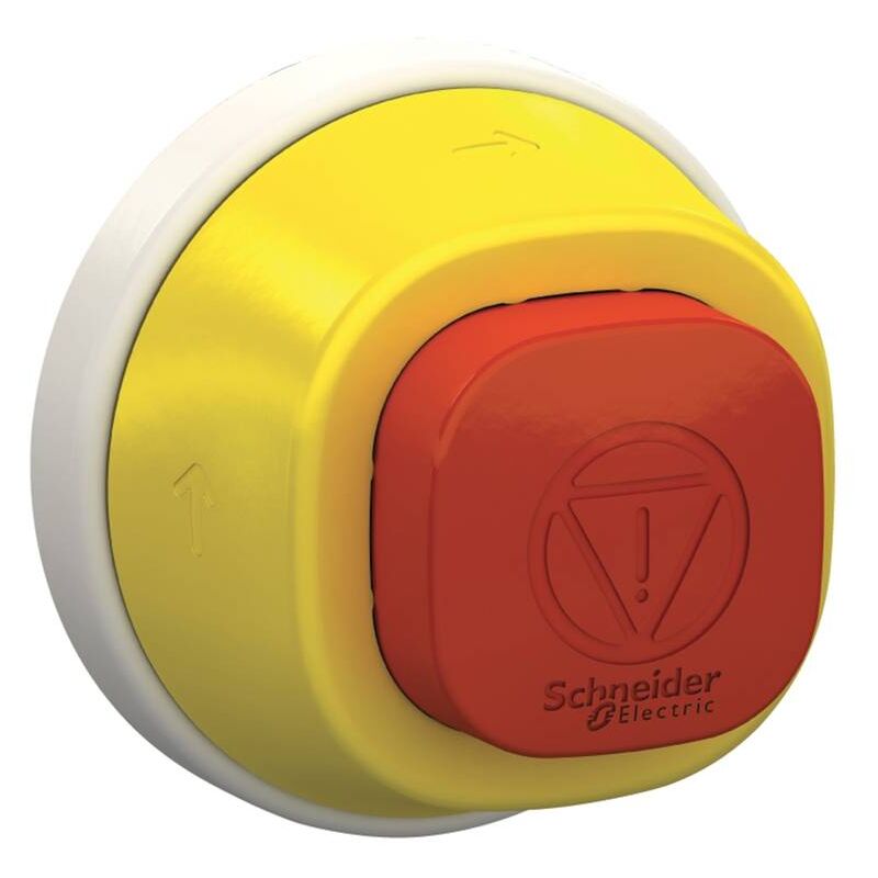 foto del prodotto schneider electric zb5as84w2b pulsante di arresto di emergenza 24 v ip66, ip67, ip69, ip69k 1 pz.